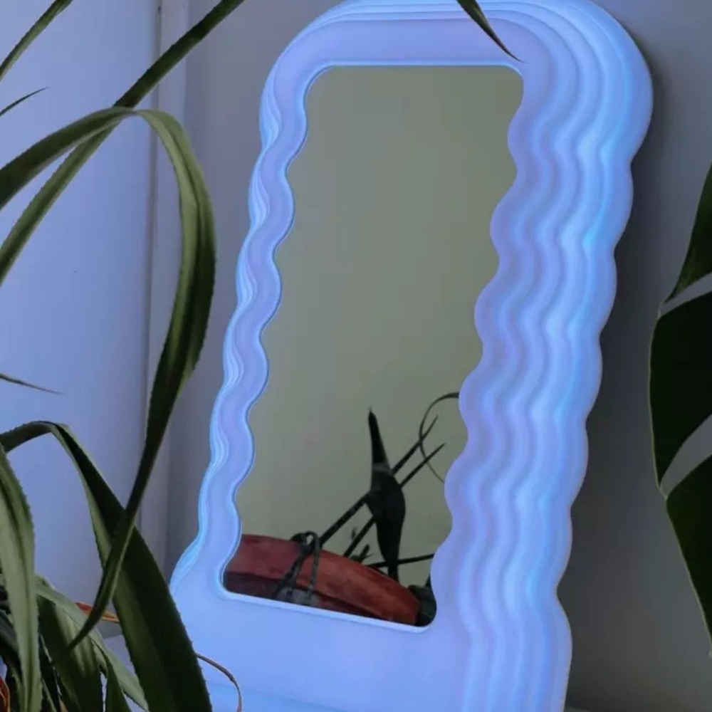 Mini Ultrafragola Mirror Vintage Wavy Ettore Sottsass